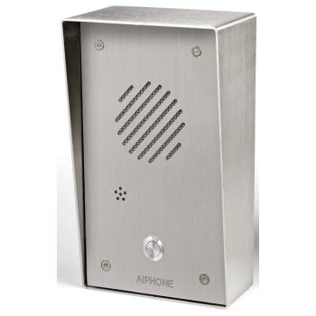  Platine audio inox, saillie, 1 