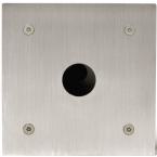  Bo�tier inox encastr�, perc� p 