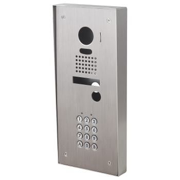  Fa�ade inox saillie clavier po 