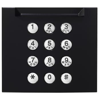  Fa�ade clav. zamak noir satin 