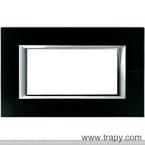  AXO PLAQ.RECT VERRE NOIR 4M 