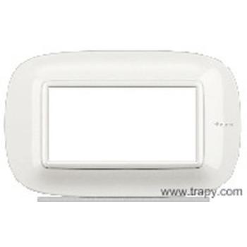  AXO PLAQ.ELIP 4M MET BLANC 