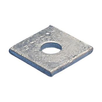  Rondelle de rail carr�e, un tr 