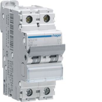  Disjoncteur 16A 2P 6-10kA Cour 