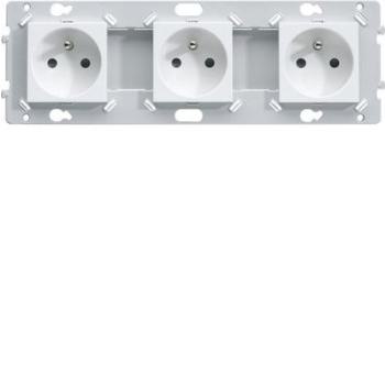  Prise triple Essensya 2P+T Pr 