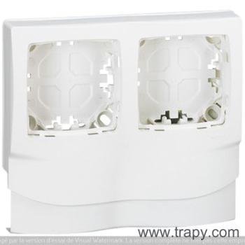  CADRE 2P H20/32-40-60-75 BLANC 