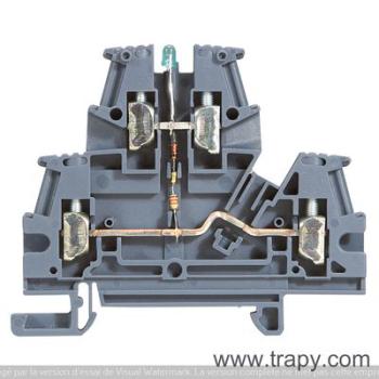  BLOC VIS LED 2J 2ETAG 4 GRIS 
