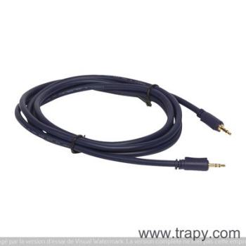  CORDON AUDIO JACK 3.5MM M/M 2M 