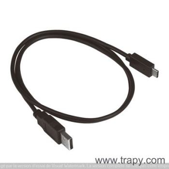  CORDON USB 2.0-C M/ USB-A M 2M 