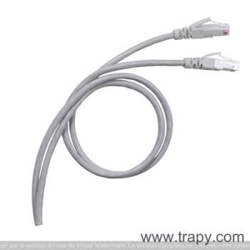  CORDON C5E F/UTP  PVC GRIS 1 M 