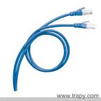  CORDON C6 SF/UTP PVC BLEU 1 M 