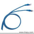  CORDON C6 F/UTP  PVC BLEU 1 M 