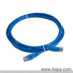  CORDON C6 U/UTP  PVC BLEU 2 M 