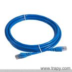  CORDON C6 U/UTP  PVC BLEU 3 M 