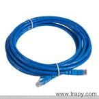 CORDON C6 U/UTP  PVC BLEU 5 M 