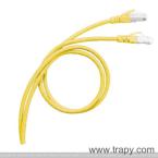 CORDON C6A S/FTP  PVC JAUNE 1M 