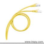  CORDON C6A S/FTP  PVC JAUNE 2M 