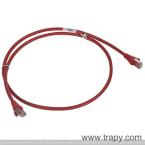  CORDON C6 F/UTP  LSZH ROUGE 3M 