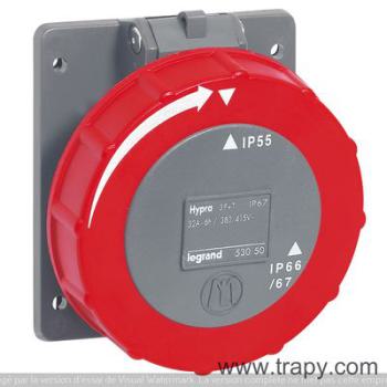  S.EU 32A 3P+T 400V PLAST 67/55 