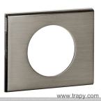  PLAQUE 1P  INOX BROSSE 
