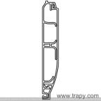  PLINTHE 80X12,5 A/C BLANC 