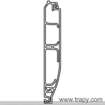  PLINTHE 80X12,5 A/C BLANC 